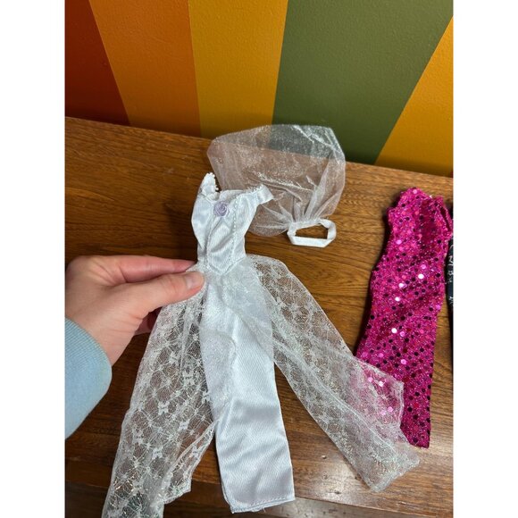 1990s vintage Barbie outfits rockstar party girl dresses and assesories clothes - Picture 6 of 7